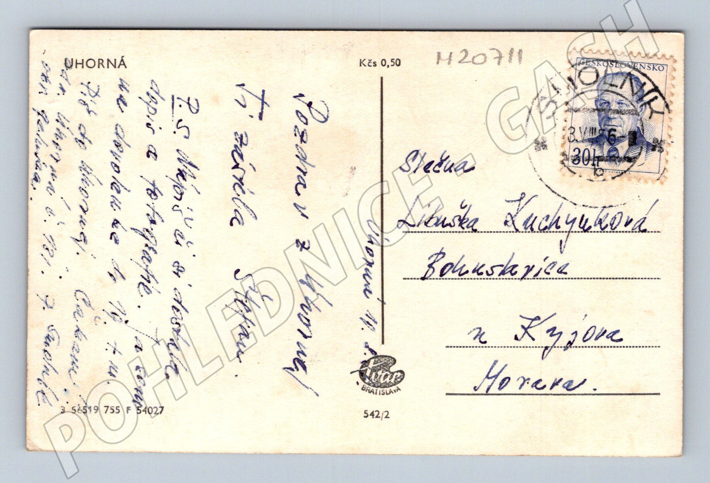 Pohlednice Uhorská Slovensko (M20711)