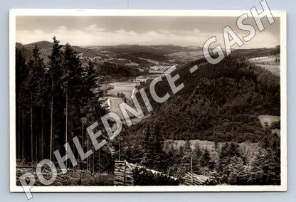 Pohlednice Bystřička údolní přehrada Morava (M2072)