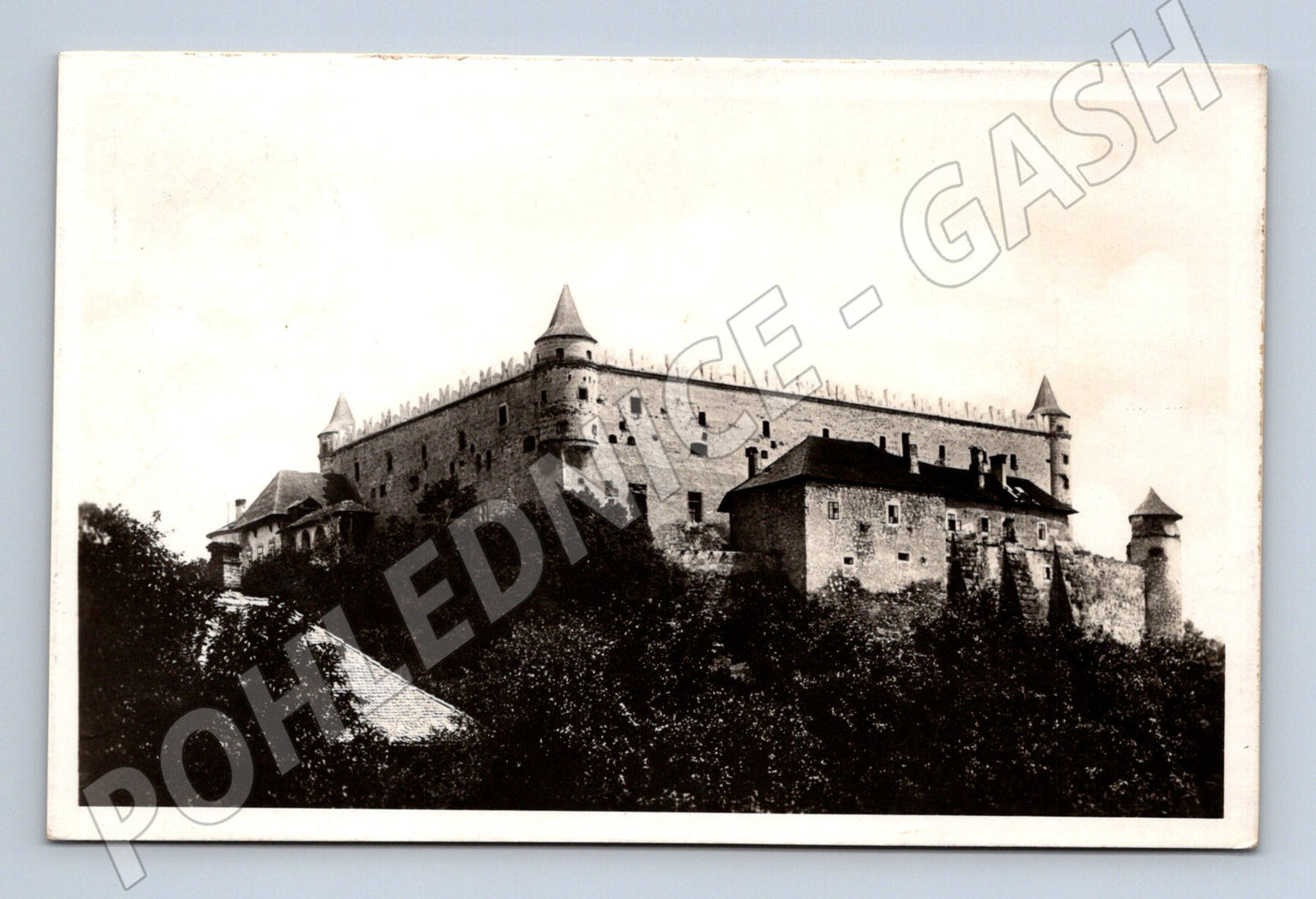 Pohlednice Zvolen hrad 1936 (M20727)