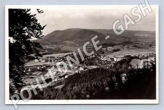Pohlednice Lázně Rožnov pod Radhoštěm panorama (M2074)