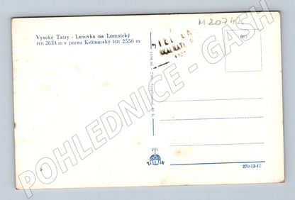Pohlednice lanovka Lomnický štít Tatry (M20742)