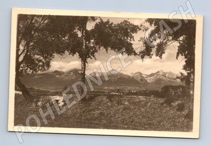 Pohlednice Tatry pohled od Popradu (M20752)