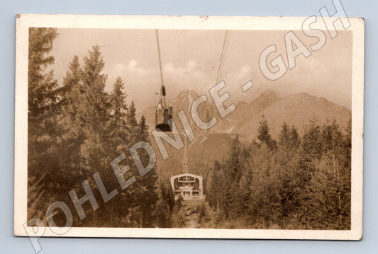 Pohlednice lanovka Lomnický štít 1962 (M20760)