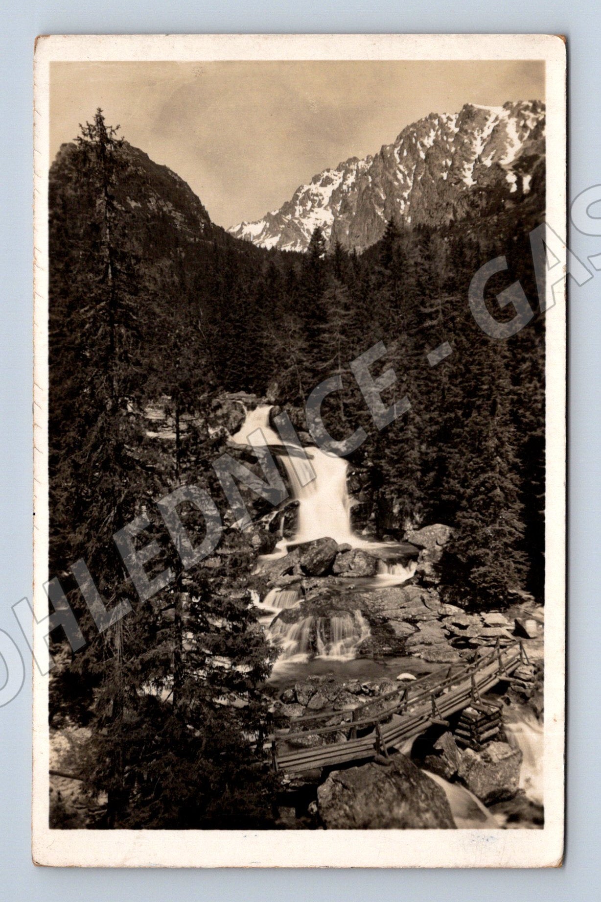 Pohlednice Studenovodský vodopád Tatry (M20764)