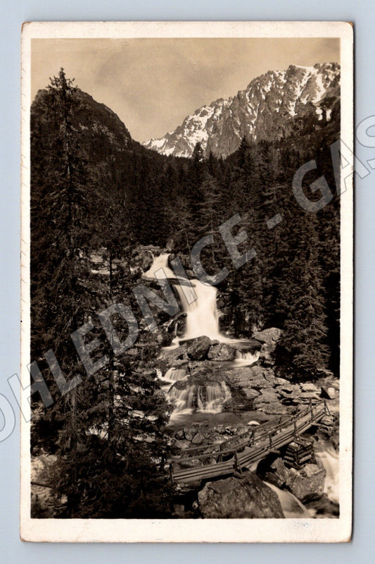 Pohlednice Studenovodský vodopád Tatry (M20764)