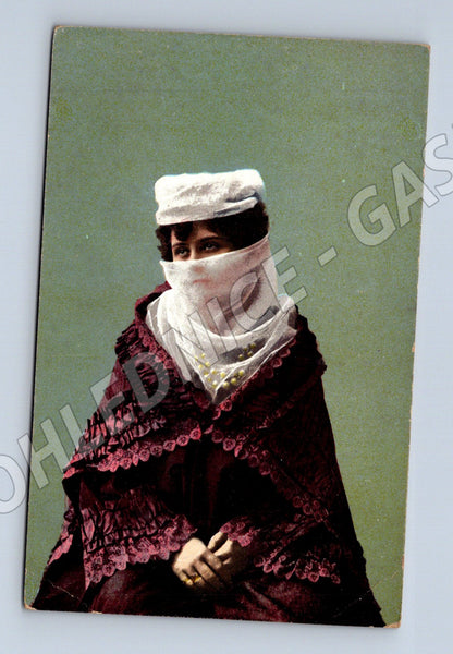 Pohlednice Constantinople žena v závoji (M20773)