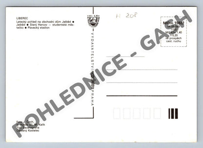 Pohlednice Liberec – víceobrázková pohlednice, Ještěd (M208)