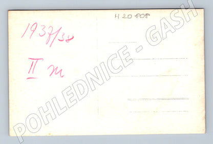 Pohlednice školní třída dívek 1937/38 (M20808)