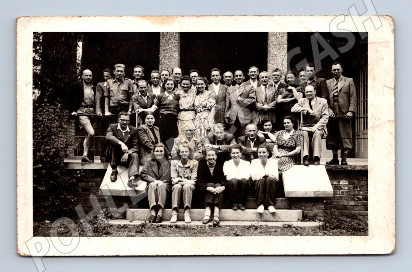 Pohlednice skupinová fotografie podpisy (M20810)