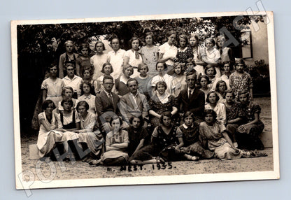 Pohlednice školní skupina 1935 (M20814)