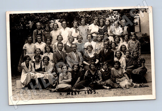 Pohlednice školní skupina 1935 (M20814)