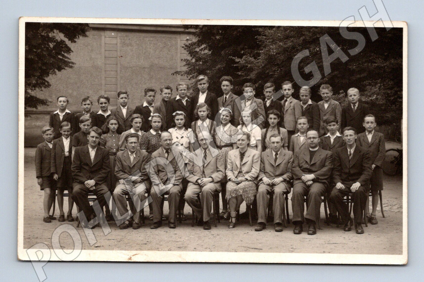 Pohlednice školní fotografie podpisy (M20823)