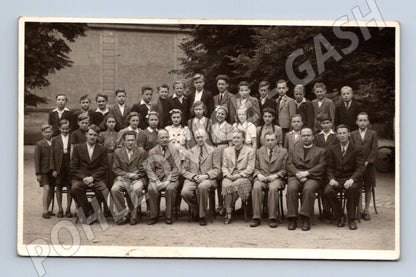 Pohlednice školní fotografie podpisy (M20823)