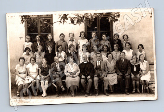 Pohlednice školní třída Kyjov 1931 (M20834)