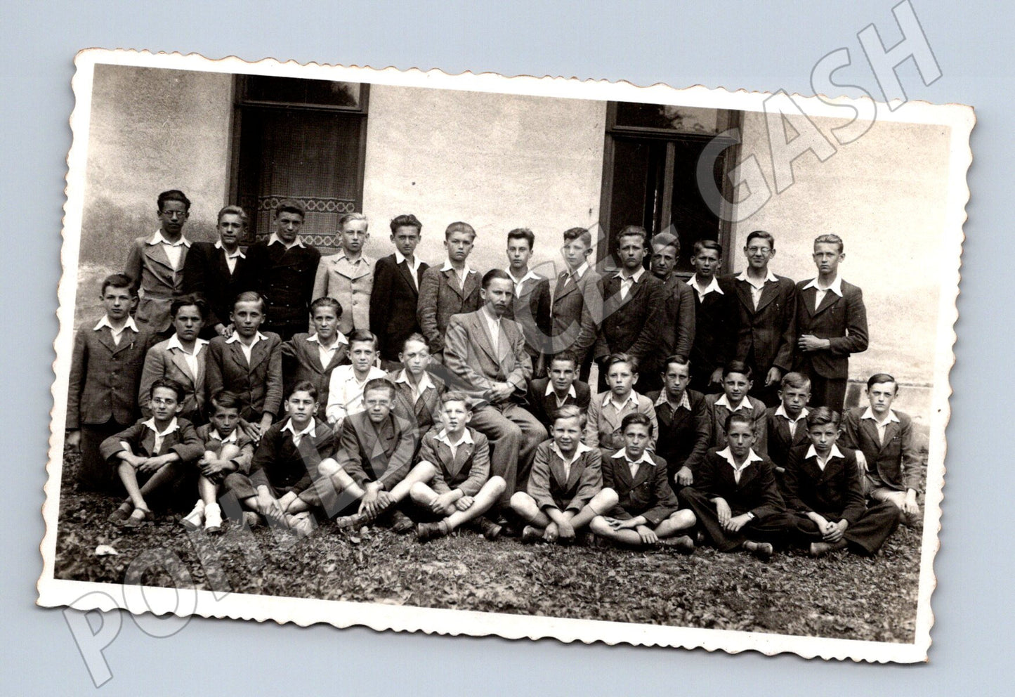 Pohlednice školní třída ČR 1920–1930 (M20859)