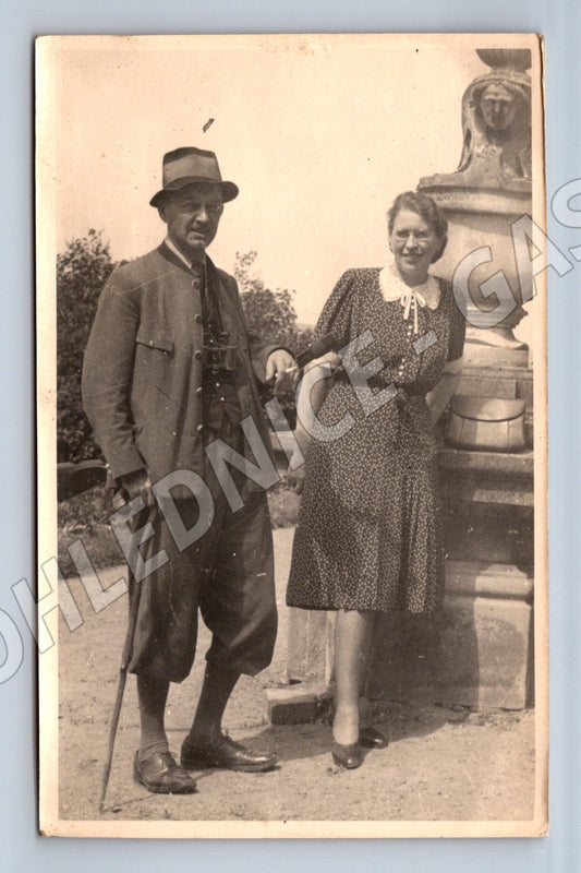 Pohlednice lidový kroj etnografie Voigtländer (M20873)