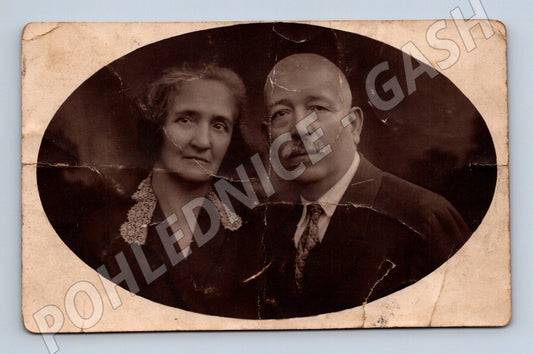 Pohlednice portrét muž a žena (M20880)