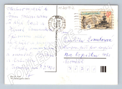 Pohlednice srdečné přání žluté květiny (M20912)