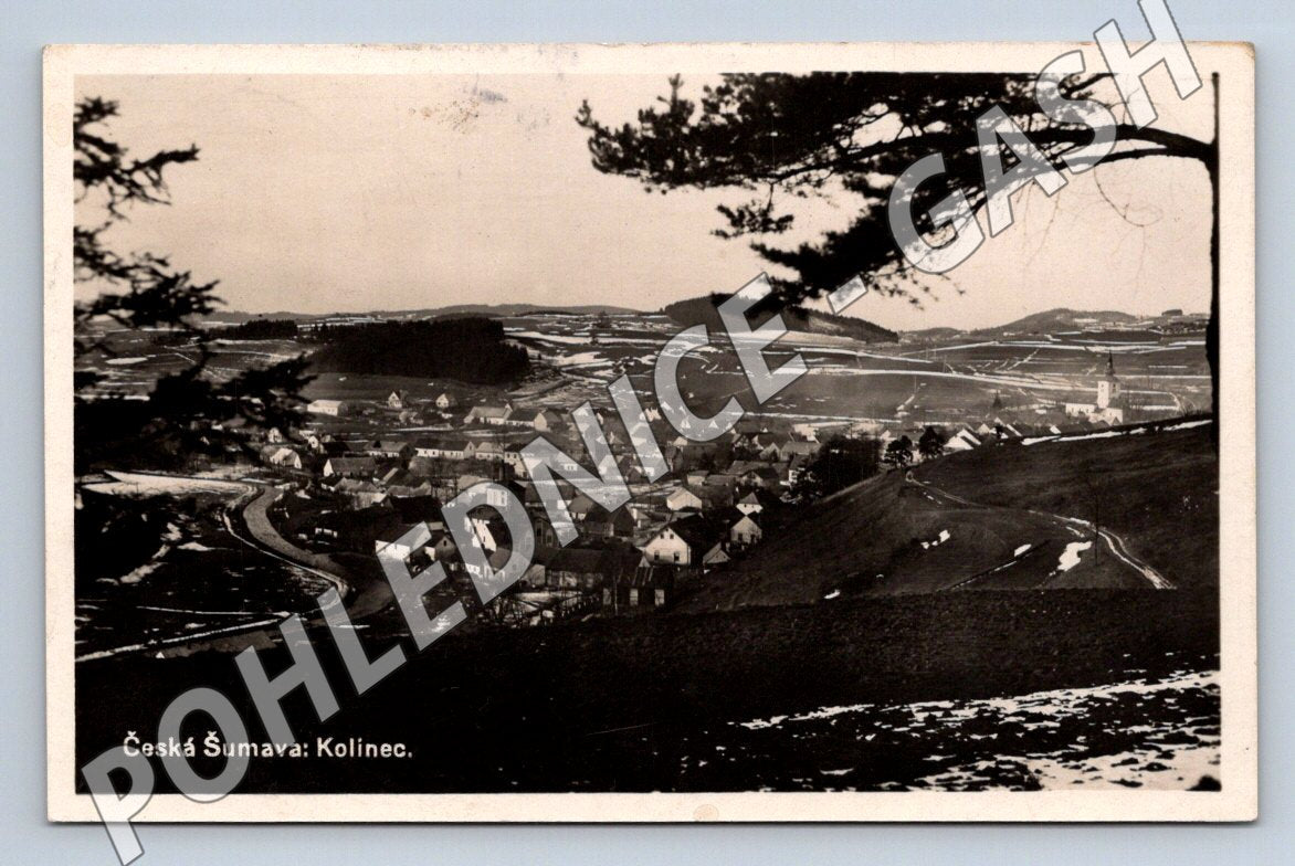 Pohlednice Česká Šumava Kolinec raz (M2094)