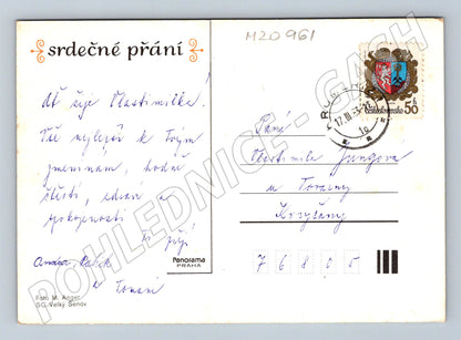 Pohlednice růže 1953 (M20961)