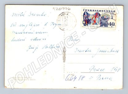 Pohlednice růže 1958 Václav Havlice (M20996)