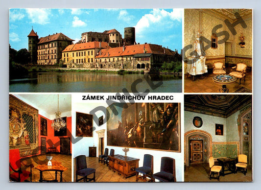 Pohlednice Zámek Jindřichův Hradec, interiéry (M210)