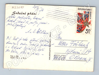 Pohlednice květiny 1976 (M21010)