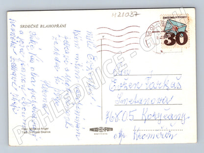Pohlednice květiny Slovensko (M21037)
