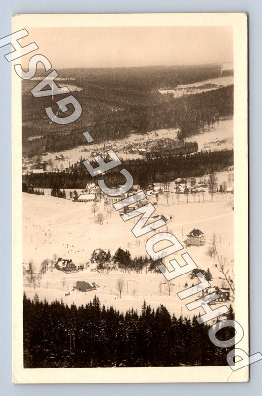 Pohlednice Harrachov v Krkonoších zimní krajina (M2105)