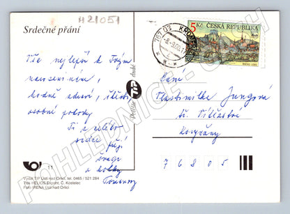 Pohlednice květiny aranžmá 2001 (M21051)