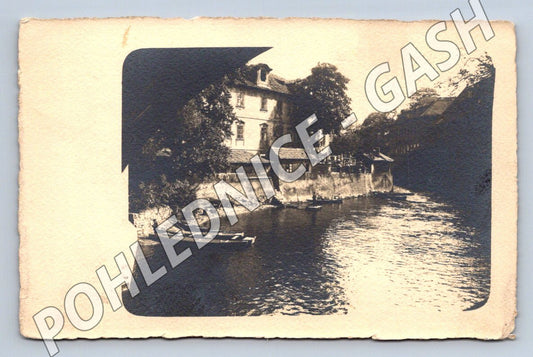 Pohlednice vodní mlýn loďka Čertovka (M2106)