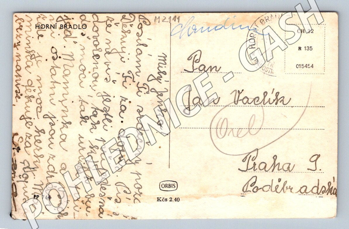 Pohlednice Horní Bradlo PP (M2111)