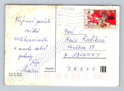 Pohlednice velikonoční housata 1982 (M21121)
