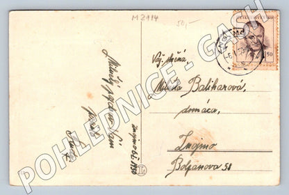 Pohlednice česká krajina u rybníka PP Znojmo (M2114)