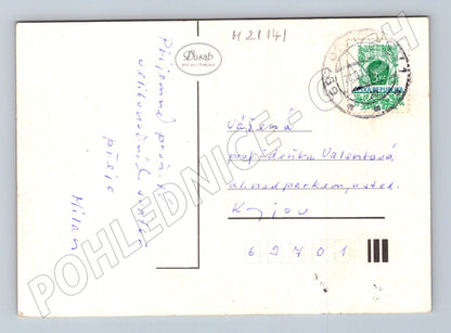 Pohlednice velikonoční kraslice stuhy (M21141)