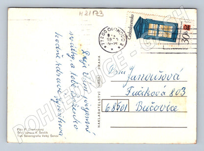 Pohlednice velikonoční květiny kraslice 1979 (M21173)