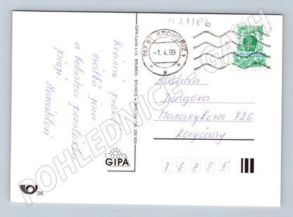 Pohlednice velikonoční králíček 1999 (M21186)