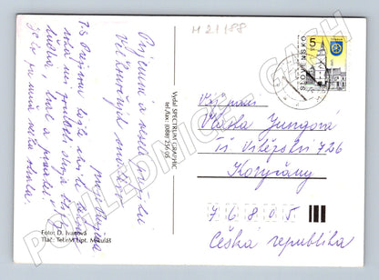 Pohlednice velikonoční vejce v košíku 1998 (M21188)