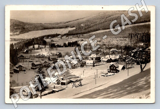 Pohlednice Krkonoše Špindlerův Mlýn zimní zn ČSR 1951 (M2124)