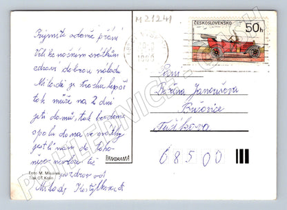Pohlednice velikonoční ruční přání 1980 (M21241)