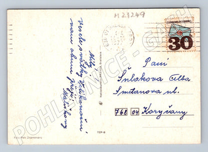 Pohlednice velikonoční tradiční kraslice 1977 (M21249)