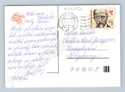 Pohlednice velikonoční kraslice pomlázka 1982 (M21252)