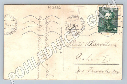 Pohlednice Krkonoše Svatý Petr raz 1938 (M2126)
