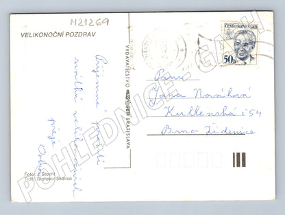 Pohlednice velikonoční Slovensko Pressfoto kraslice (M21269)
