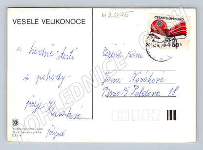 Pohlednice velikonoční Josef Lada 1938 malý formát (M21295)