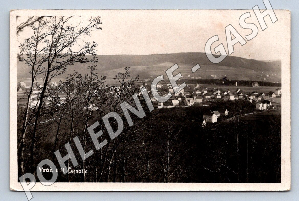 Pohlednice Vráž u Horních Černošic 1939 (M2130)