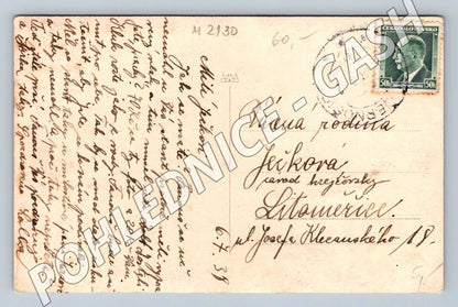Pohlednice Vráž u Horních Černošic 1939 (M2130)