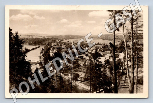 Pohlednice Kácov okres Kutná Hora PP 1947 (M2140)