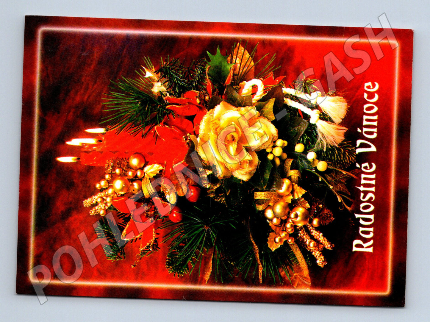 Pohlednice vánoční Radostné Vánoce 2001 (M21404)