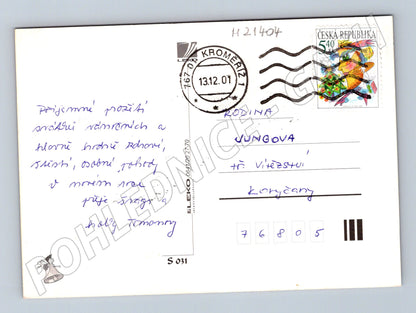 Pohlednice vánoční Radostné Vánoce 2001 (M21404)